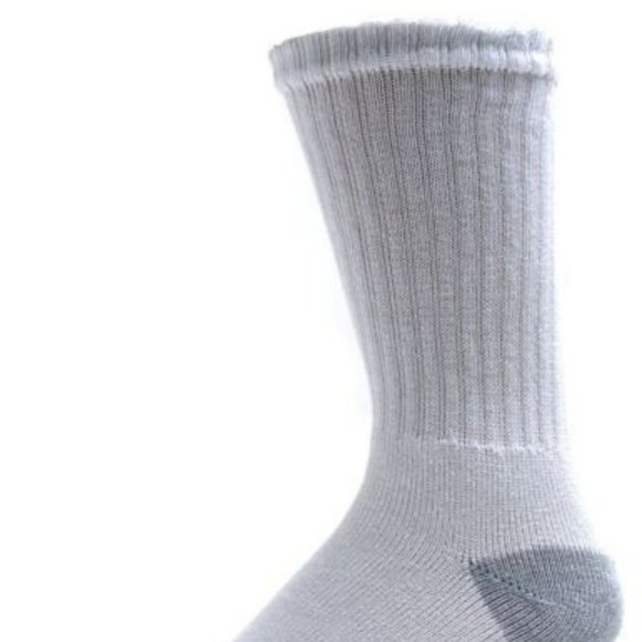WOMEN'S NWT IPFU APFU US ARMY APPROVED PT WHITE MOISTURE WICKING CREW SOCKS - Picture 2 of 2